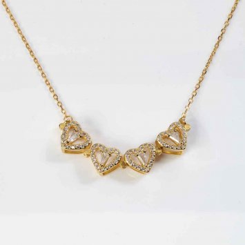 Herzblatt-Collier