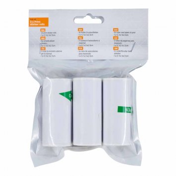 Thermodruckaufkleber 3 Rollen