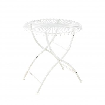 Gartentisch Weiß Romantic Garden