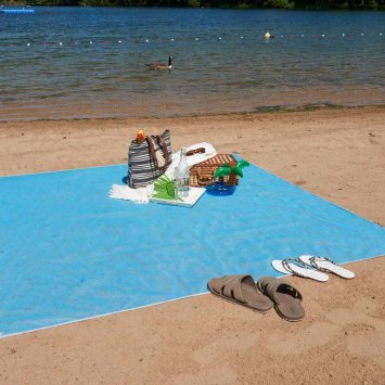Sandfreie Strandmatte