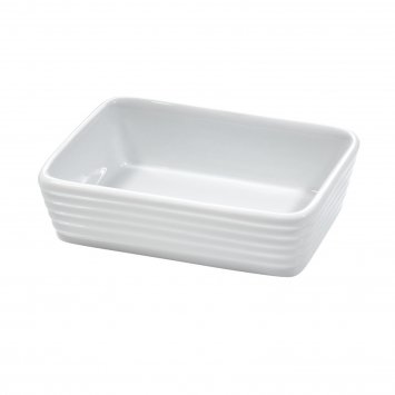 Mini-Auflaufform weiß, 13 cm BURGUND