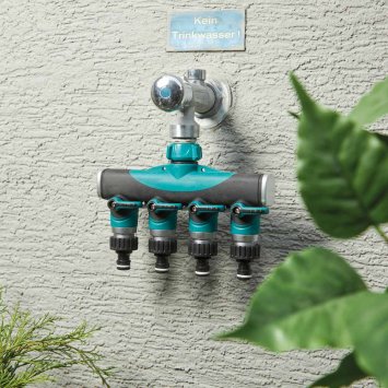 Wasserhahn-Verteiler 4-fach