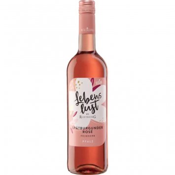 Rietburg Lebenslust Spätburgunder fruchtig harmonischer Rose 750ml