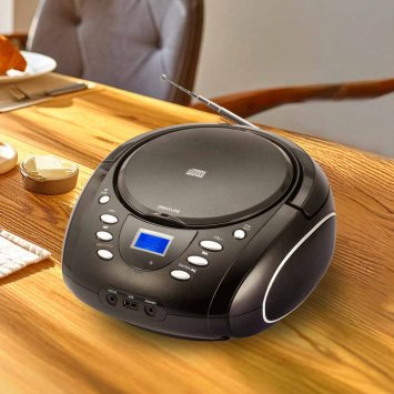 Tragbarer CD-Player mit DAB+-Radio