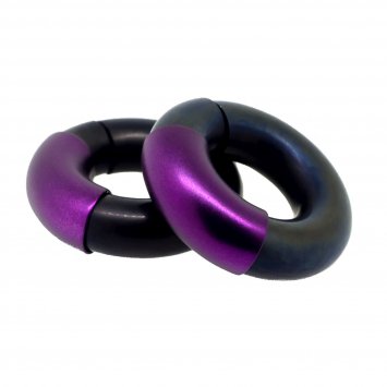 Ohrringe 925 Sterling Silber Kautschuk