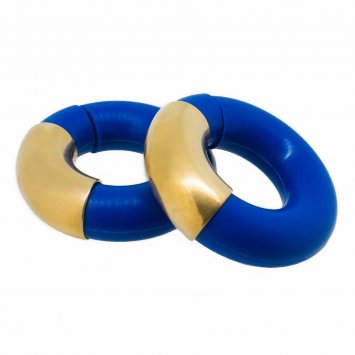 Creolen 925/- Sterling Silber Silikon