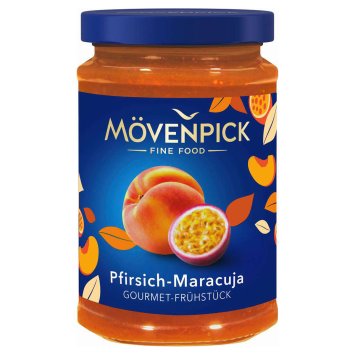 Mövenpick Pfirsich Maracuja Gourmet Frühstück Fruchtaufstrich 250g