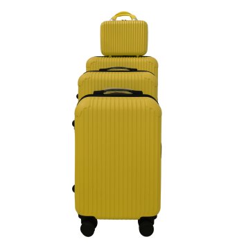 Hartschalenkoffer 4er-Set Frenzi Gelb