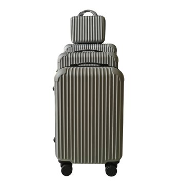 Hartschalenkoffer 4er-Set Frenzi Silber