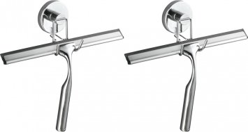 Vacuum-Loc® Duschabzieher 2er Set, Befestigen ohne bohren