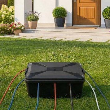 Kabelverlängerungsschutzbox für den Außenbereich