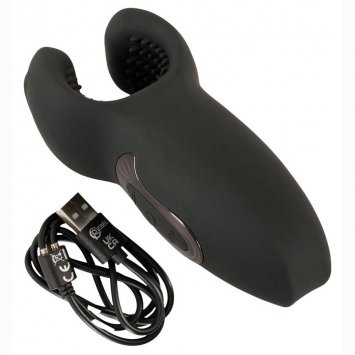 Masturbator mit massierenden Vibro-Flügeln