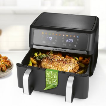 Heißluftfritteuse mit Doppelkammer