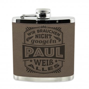 Echter Kerl Flachmann Paul