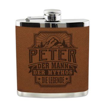Echter Kerl Flachmann Peter