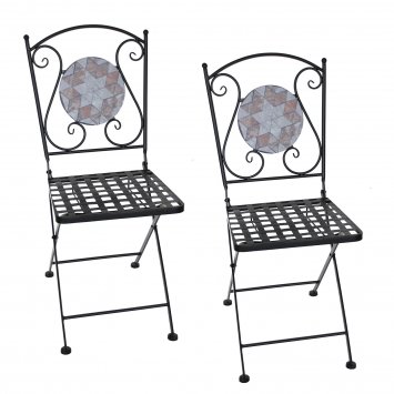 Gartenstühle 2 Stück Marocco Braun