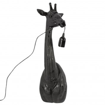 Lampe schwarz Giraffe