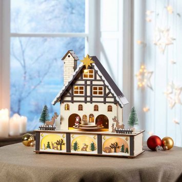 LED-Schwibbogen "Magie am Nordpol"