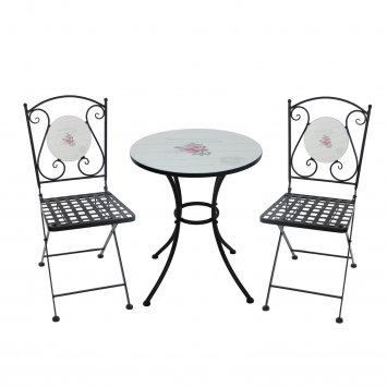 Tisch und 2 Stühle Celia Bienvenue