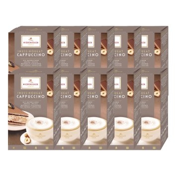 Niederegger Kaffeepulver Nuss Nougat Cappuccino 220g 10er Pack
