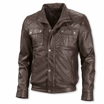 Modische Lederjacke