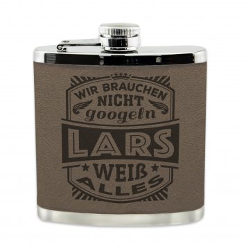 Echter Kerl Flachmann Lars