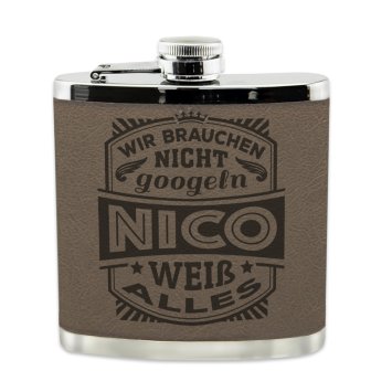 Echter Kerl Flachmann Nico
