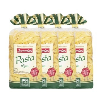 Jeremias Pasta Penne Nudeln aus Hartweizengriess 500g 4er Pack