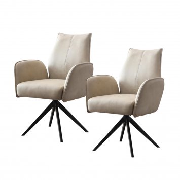 Esszimmerstühle 2er Set drehbar