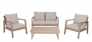 Lounge-Set "San Mateo" 4-teilig