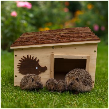 Winterquartier für Igel Holz