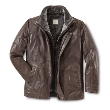 Hochwertige Nappaleder-Jacke
