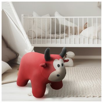 Hocker für Kinder Tiermotiv Stier