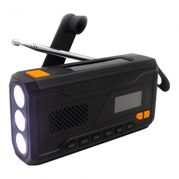 DAB+-Kurbel-und Solarradio