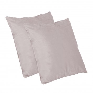 Kissen Nathalie Unifarben 2er Set Hellrosa