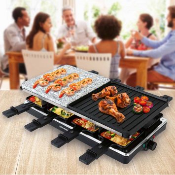 Raclette-Grill mit Naturstein