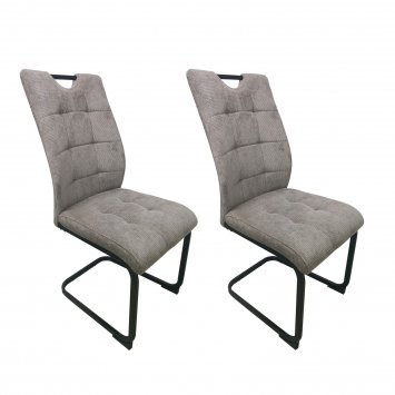 Schwingstuhl Mateo Beige 2er-Set