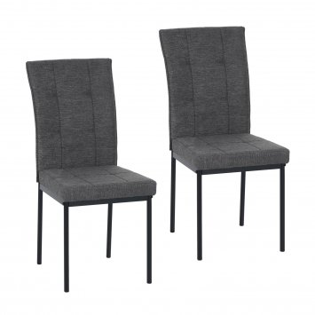 Stuhl Matthew Grau 2er-Set