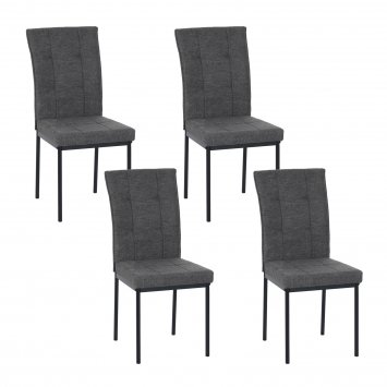 Stuhl Matthew Grau 4er-Set