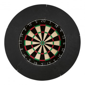 Sisal-Dartscheibe mit Wandschutzring