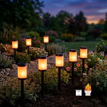 Solar-Flammenleuchten