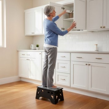 Klappbarer Tritthocker XL