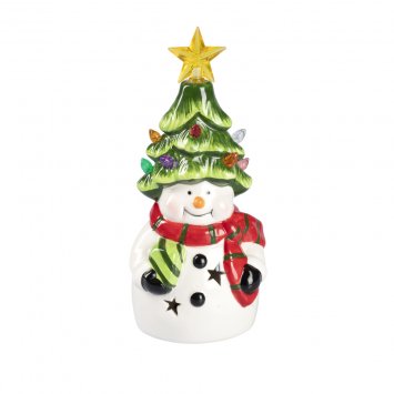 LED-Schneemann-Santa