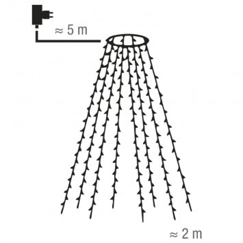 LED-Tannennbaum Lichterkette