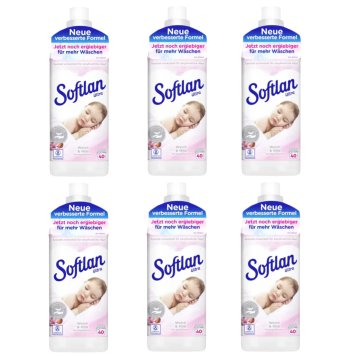 Softlan Weich und Mild Sensitive für empfindliche Haut 1000ml 6er Pack