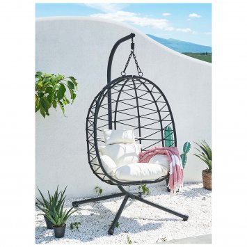 Lounge Sessel mit Hängegestell