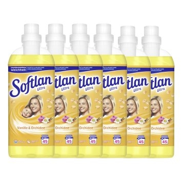 Softlan Vanille und Orchidee Duft für 45 Waschladungen 1000ml 6er Pack