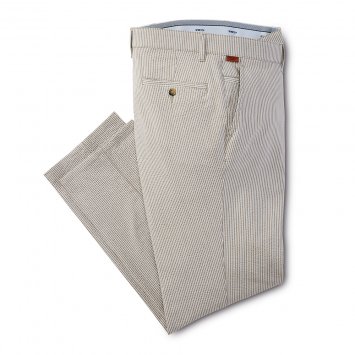 Seersuckerhose, beige