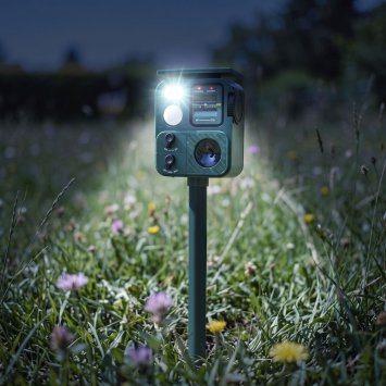 Ultraflexibler Solar-Tiervertreiber