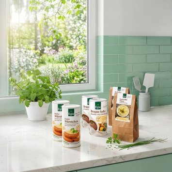 Traditioneller Würstchenschmaus